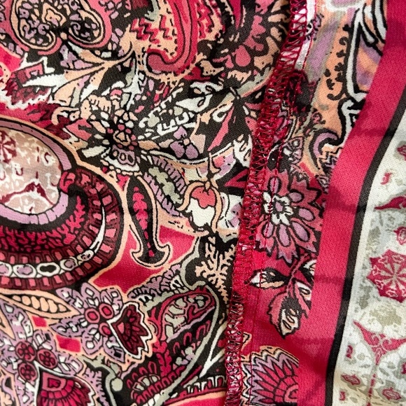 Bohemian Pink and Purple Paisley Swim Coverup - Picture 10 of 12